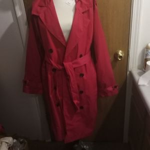 COPY - Ladies plus sz trench coat